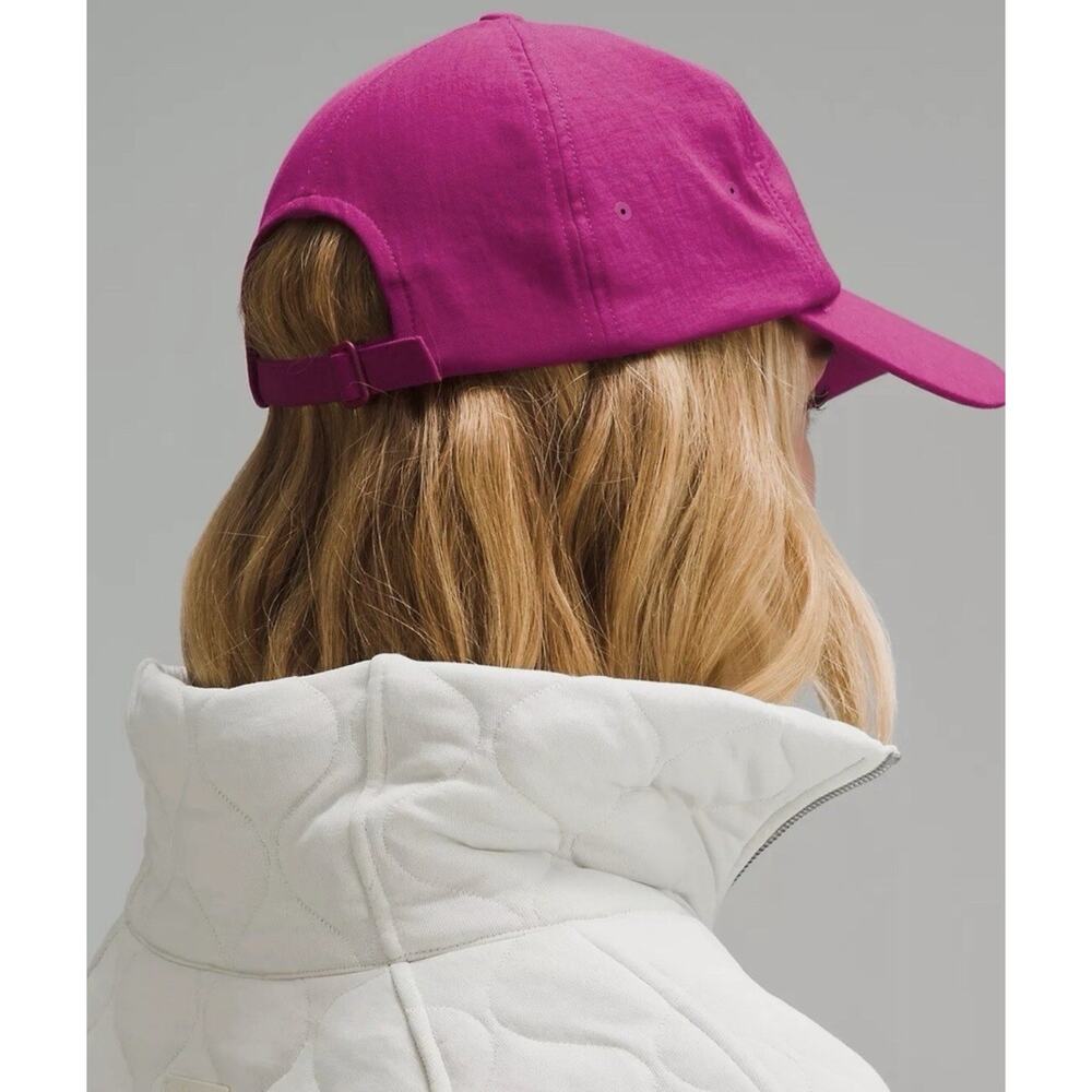 Lululemon Women's Baller Hat Soft Embroidered ~ Size: One Size Wild Berry Pink - Picture 2 of 9